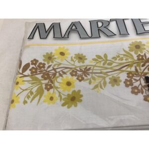 Vintage Martex No-Iron Twin Flat Sheet, new old stock, sealed package